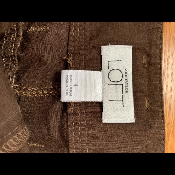 LOFT brown drawstring skirt - Picture 4 of 6